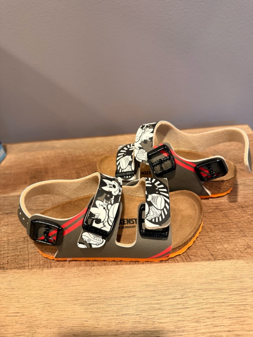Birkenstock Kids Mickey Mouse Character Strap Sandals - Picture 8 of 9